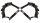 ZADO Leather Chest Harness with Shoulder Armor S-L Black