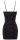Cottelli Collection Glitter Mini Dress Zigzag Black S