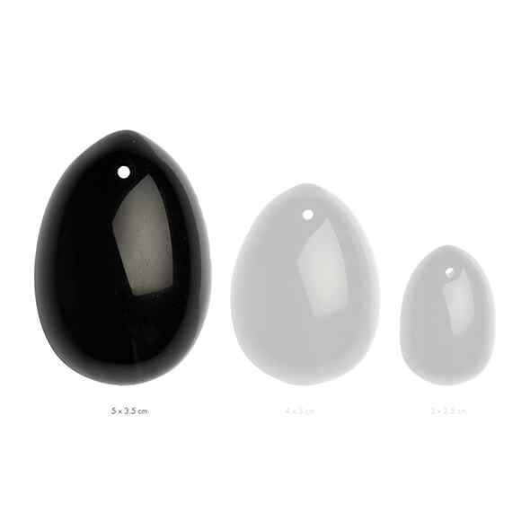 La Gemmes - Yoni Egg Black Obsidian (L)