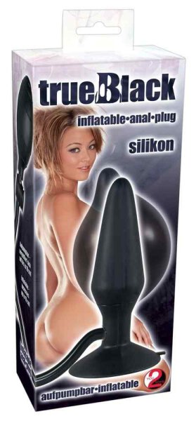 True Black inflatable Plug
