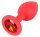 Colorful Joy Jewel Red Plug S 2,7 cm