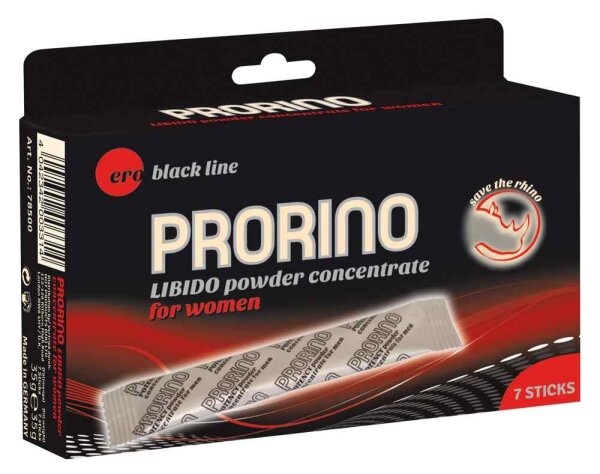 Prorino Libido Powder für Frauen - 7 Pulver-Sticks