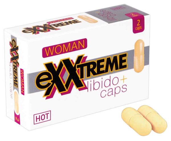 HOT Exxtreme Libido Caps für Frauen - 2 Kapseln