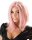 Perücke Bob, rosa