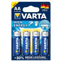 Varta Mignon-Batterien AA 4er Set