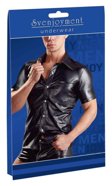 Imitat. Leather Mens Shirt2XL