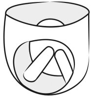 Latex Briefs Pump Dildo M