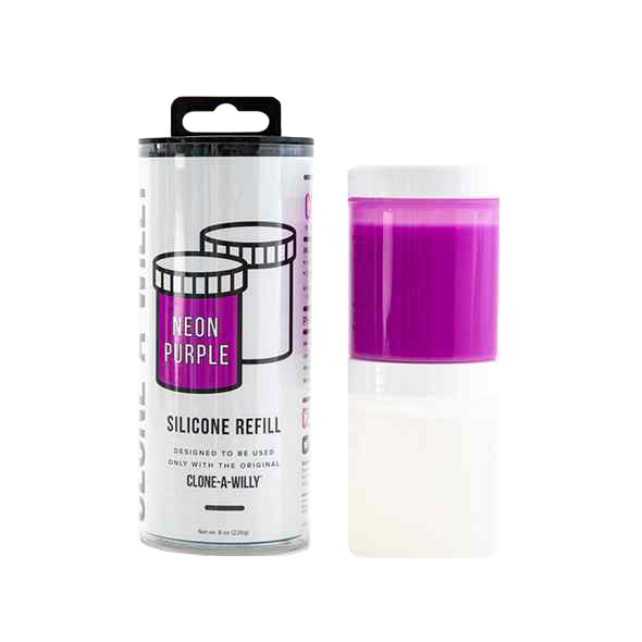 Clone-A-Willy Refill Neon Purple Silicone 226 g