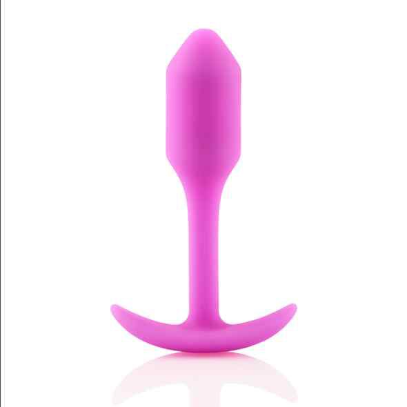 B-Vibe Snug Butt Plug 1 Fuchsia