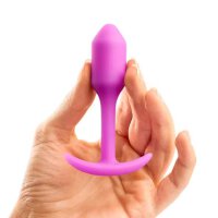 B-Vibe Snug Butt Plug 1 Fuchsia