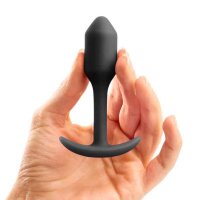B-Vibe - Snug Butt Plug 1 Black 2 cm