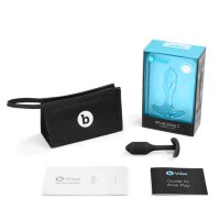 B-Vibe - Snug Butt Plug 1 Black 2 cm