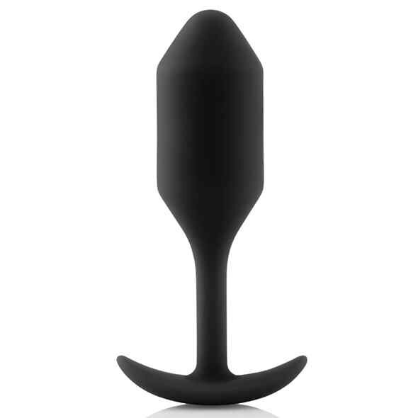 B-Vibe - Snug Butt Plug 2 Black 3 cm