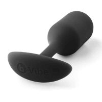 B-Vibe - Snug Butt Plug 2 Black 3 cm