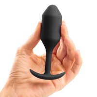 B-Vibe - Snug Butt Plug 2 Black 3 cm