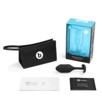 B-Vibe - Snug Butt Plug 2 Black 3 cm