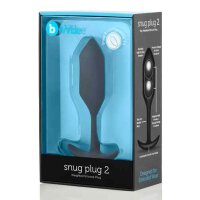 B-Vibe - Snug Butt Plug 2 Black 3 cm