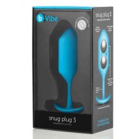 B-Vibe - Snug Butt Plug 3 Teal 3,6 cm