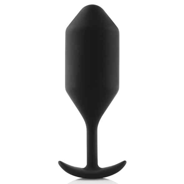 B-Vibe Snug Butt Plug 4 Black