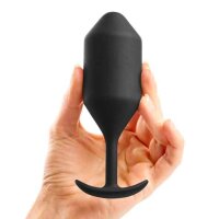 B-Vibe Snug Butt Plug 4 Black