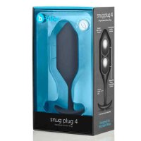 B-Vibe Snug Butt Plug 4 Black