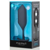 B-Vibe Snug Butt Plug 5 Black