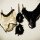 Bijoux Indiscrets - Za Za Zu Feather Handcuffs Black