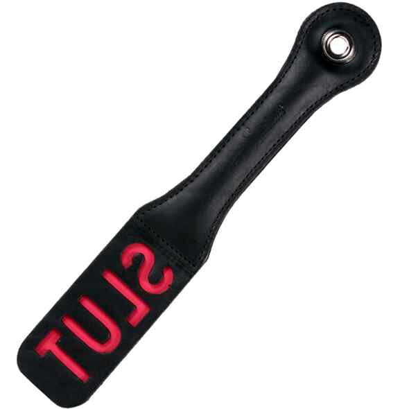 Sportsheets Leather Impression Paddle Slut