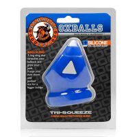 Oxballs Tri-Squeeze Cocksling & Ballstretcher Cobalt Ice