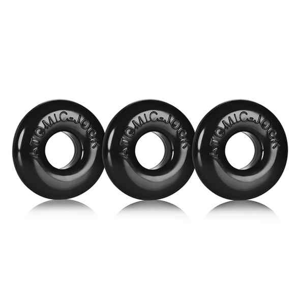Oxballs Ringer Cockring Black 3 Pack
