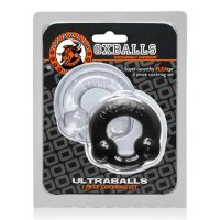 Oxballs ULTRABALLS Cockring 2-pack Black & Clear