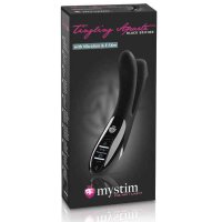 Mystim Tingling Aparte eStim Vibrator Black