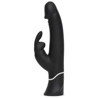 Happy Rabbit Realistic Rabbit Vibrator Black