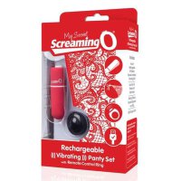The Screaming O Charged Remote Control Panty Vibe Red
