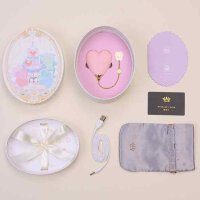 Zalo Baby Heart Personal Massager Berry Violet