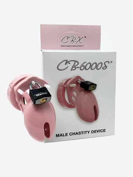 CB-X CB-6000S Chastity Cage Solid Pink Small
