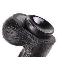 Dinoo - King-Size Cock Curved Black 31 cm