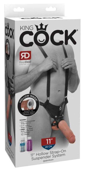 King Cock 11 Hollow Strap-On Suspender System