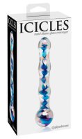 Icicles No. 8 Clear/Blue