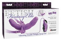 Vibrating Double Delight Strap-on
