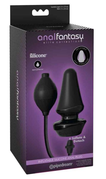 Anal Fantasy Inflatable Silicone Anal Plug