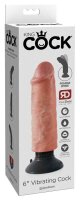 King Cock 6" Vibrating Cock