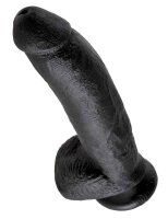 King Cock with Balls Dark 23cm