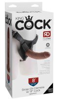 King Cock Strap-on with 8 Inch