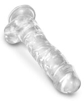King Cock - Clear Cock with Balls 22cm
