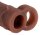 Fantasy X-TENSIONS Perfect 2" Extension with Ball Strap Brown