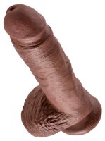 King Cock with Balls Brown 20.5cm