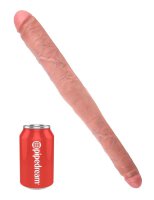 King Cock 16" Tapered Double Dildo Flesh
