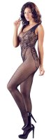 Catsuit Netz mit Spitze offen S - L
