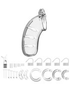 Model 03 - Chastity - 4.5" - Cock Cage - Transparent